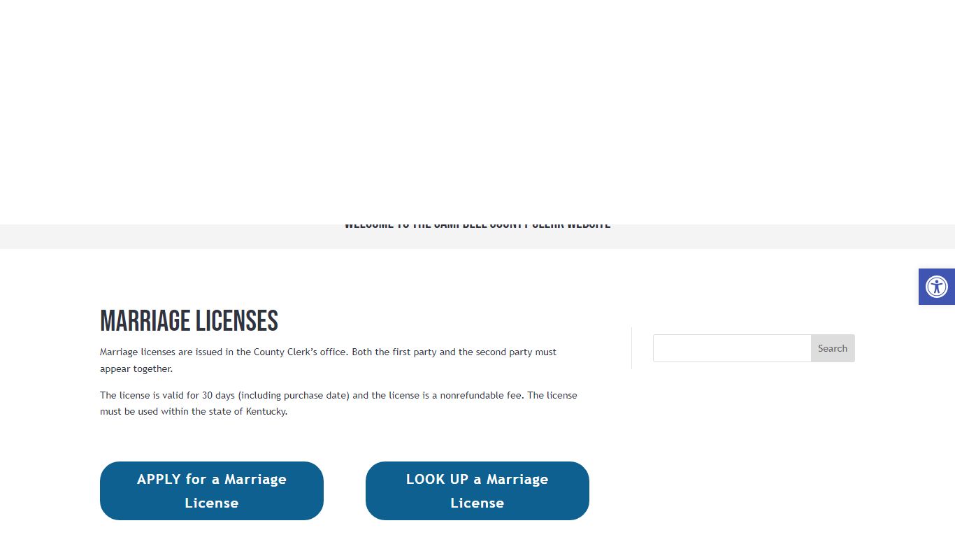 Marriage Licenses Page - Welcome to the Campbell County Clerk Website